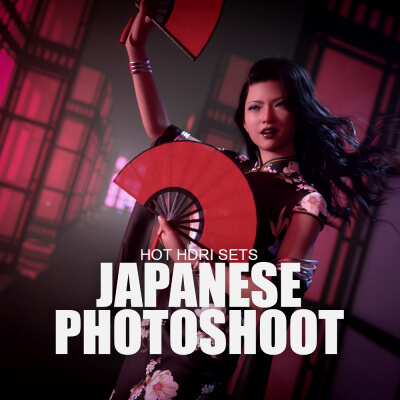 Hot HDRI Sets - Japanese Photoshoot - DAZ Studio