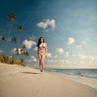 Instant Extras - Beach Life - Asian Bikini Girl