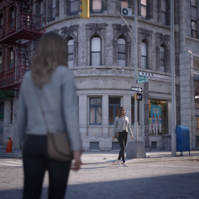 Instant Extras - City Life - Casual People Walking - Woman 1