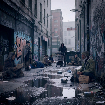 Instant Extras - City Life - Homeless People Vol 1