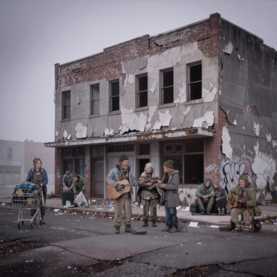Instant Extras Low Rez - City Life - Homeless People Vol 2 by Dreamlight