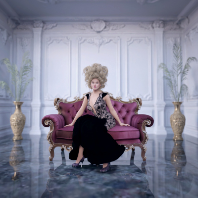 Instant Photoshoot - Shapes of Baroque - DAZ Studio