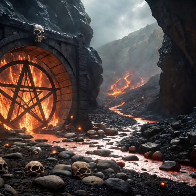 Photo Backgrounds - Demonic Gates