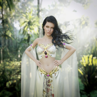 Portrait HDRIs - Jungle Vol 1 - DAZ Studio