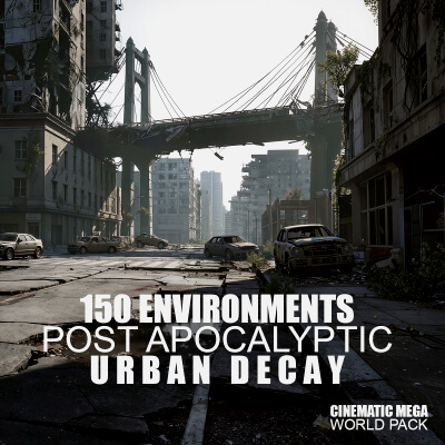 Post Apocalyptic Urban Decay - 150 Environments