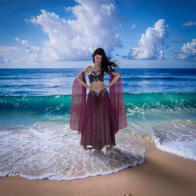 Video Backgrounds - Beach Waves 1 - DAZ Studio