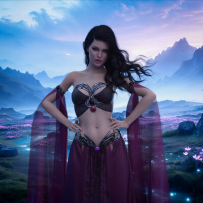 Video Backgrounds - Ethereal Landscape 1 - DAZ Studio