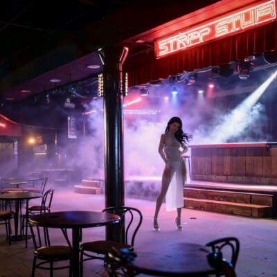 Video Backgrounds - Strip Bar 2 - DAZ Studio