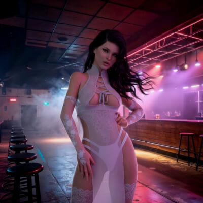Video Backgrounds - Strip Bar 3 - DAZ Studio