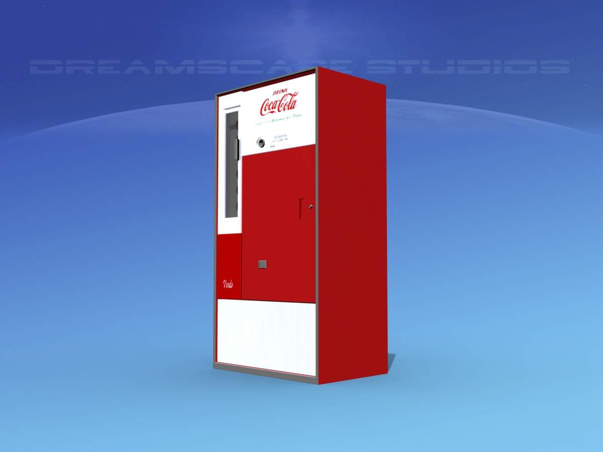 1950s Coke Machine - 3D Model by Dreamscape Studios