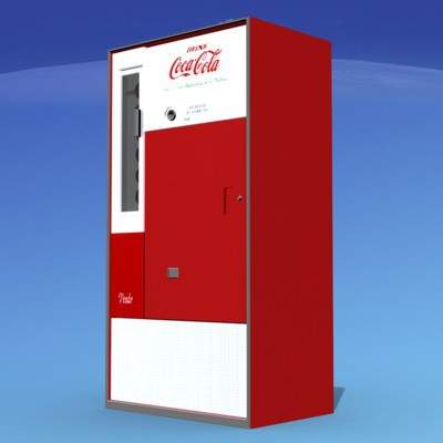1950s Coke Machine - 3D Model by Dreamscape Studios