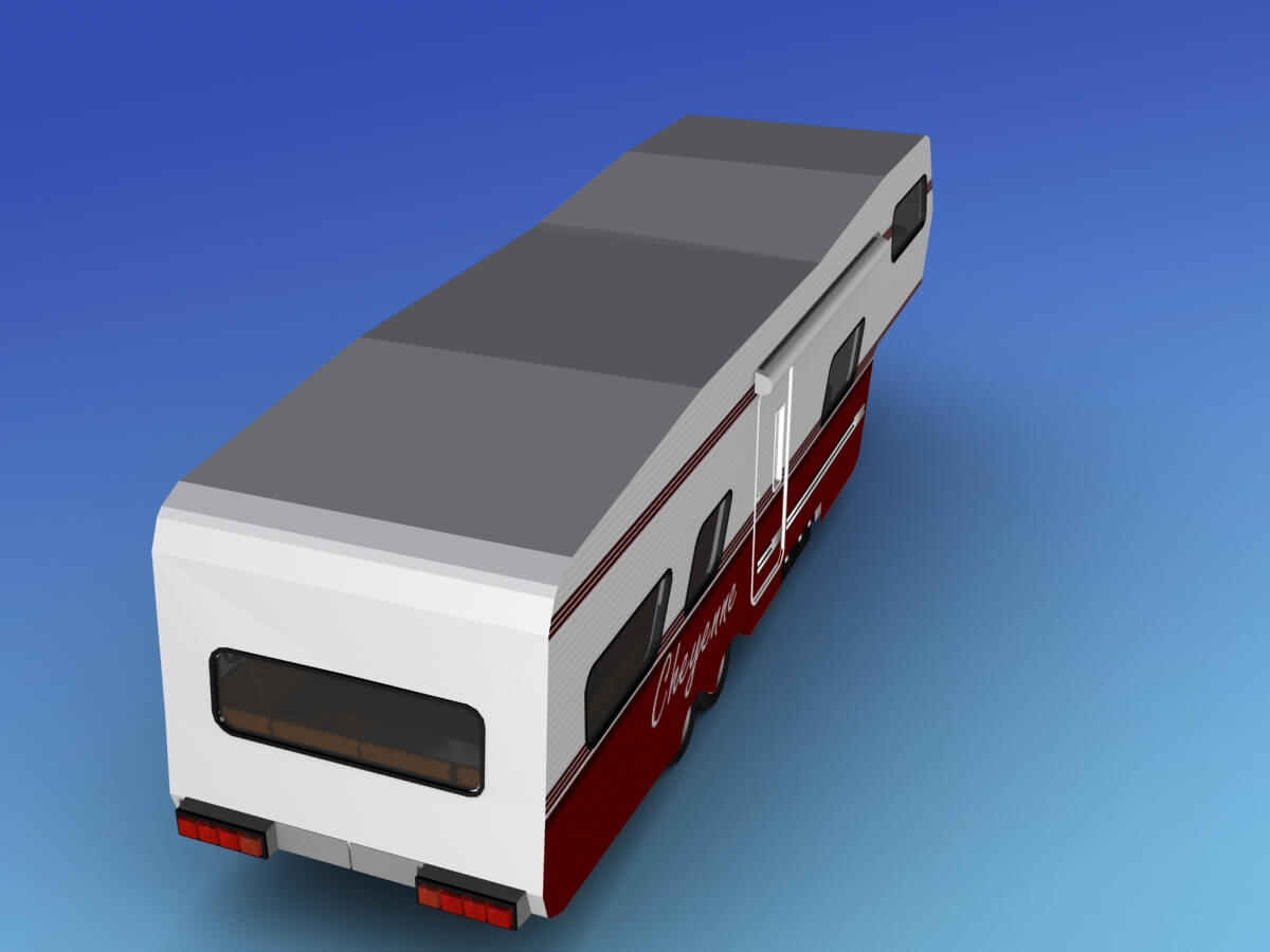5th Wheel RV Trailer - 3D Model by Dreamscape Studios