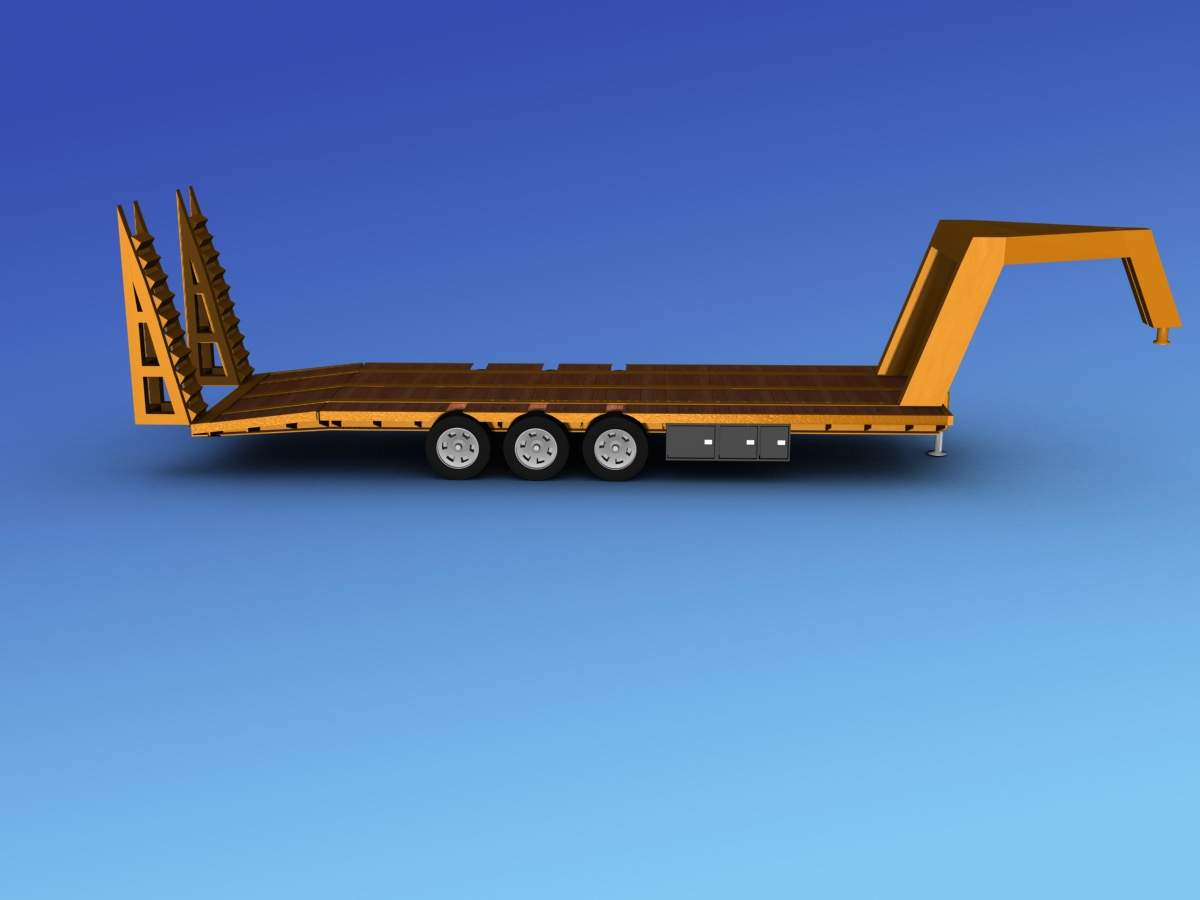 5th Wheel Trailer - 3D Model by Dreamscape Studios