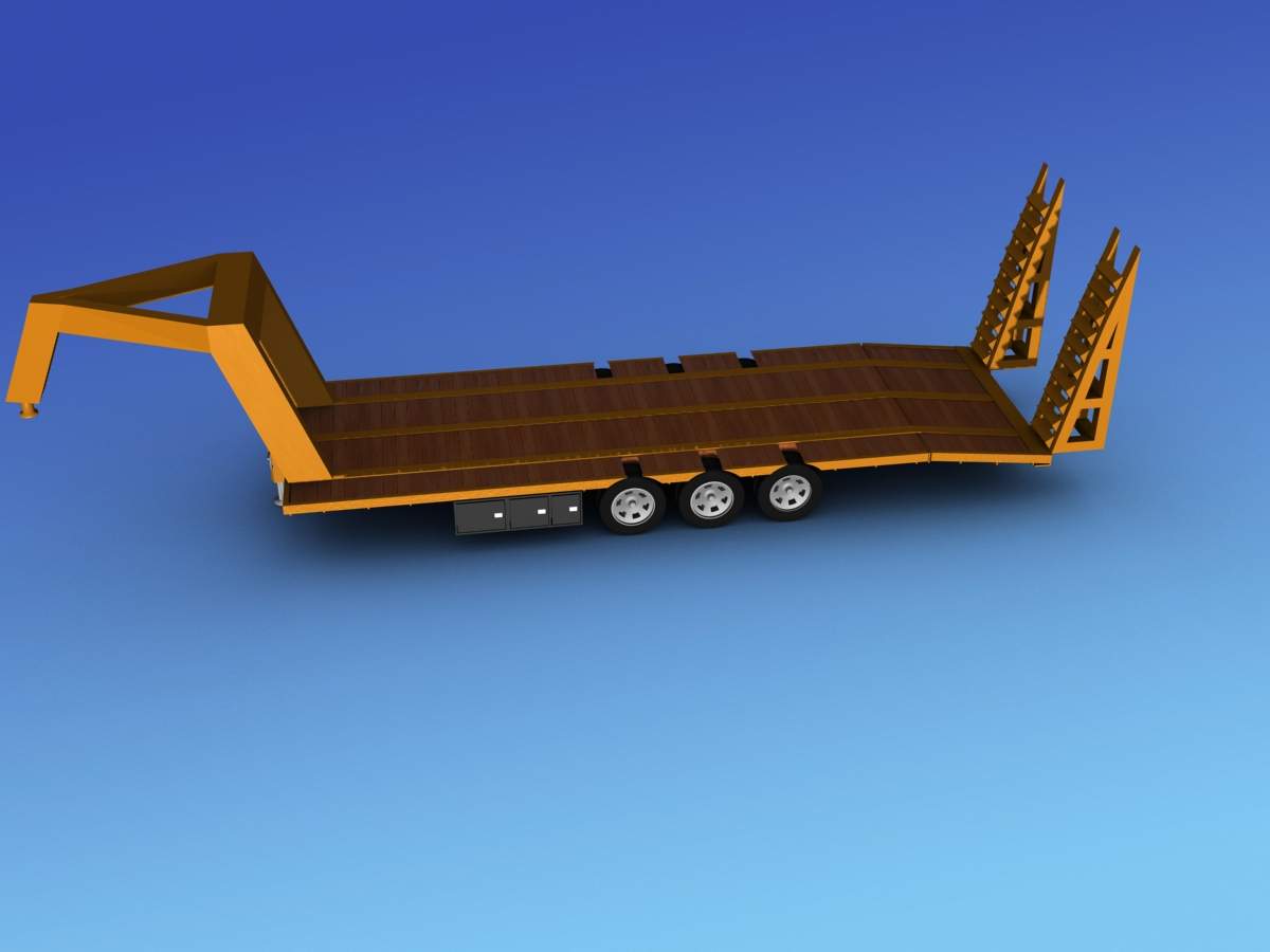 5th Wheel Trailer - 3D Model by Dreamscape Studios