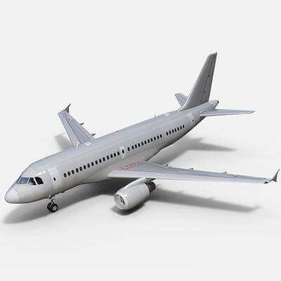 Airbus A319 Bare Metal