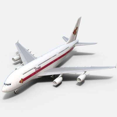 thai airways toy plane