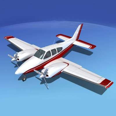 Beechcraft B55 Barron V05