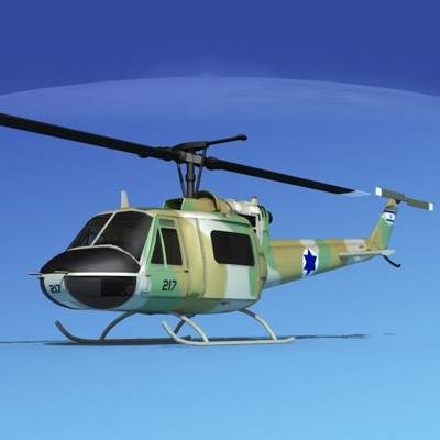 Bell UH-1B Iroquois V21 Israel
