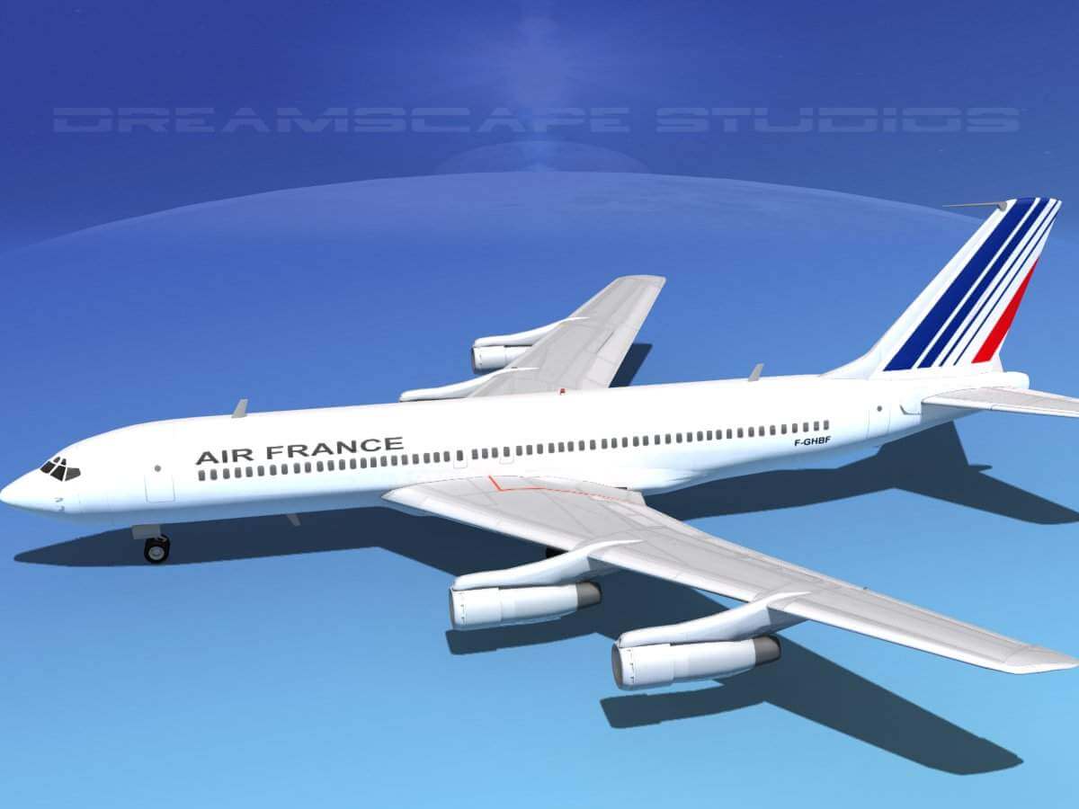 Avion Boeing 707 CIJ de la compagnie Air France au 1/300 ème - Collection
