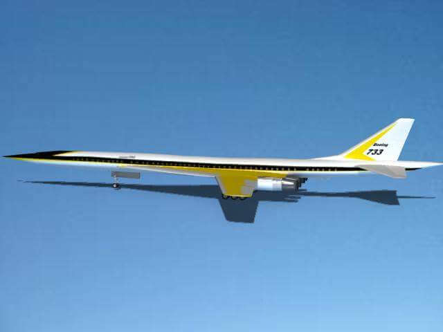Boeing 733 SST Boeing - 3D Model by Dreamscape Studios