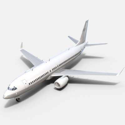 Boeing 737-800ER Unmarked