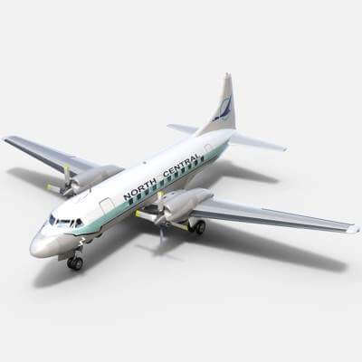 Convair CV-580 North Central