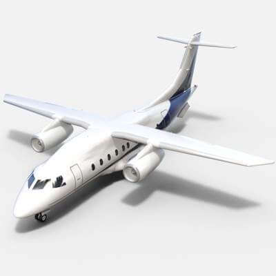 Dornier Do-328J Club 328 3D Model by Dreamscape Studios