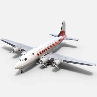 Douglas DC-4 Western Airlines