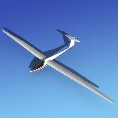 Glaser Dirks DG-400 17 Meter Sailplane V08