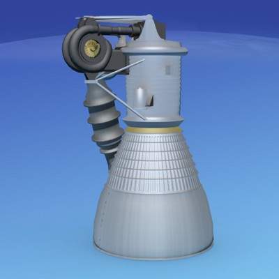 H-1 Saturn Rocket Engine