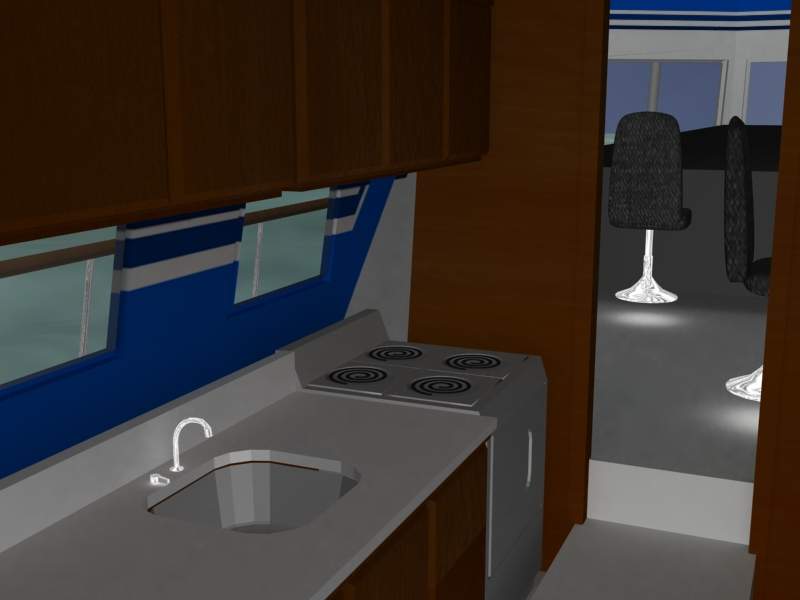 Houseboat 3D Model by Dreamscape Studios