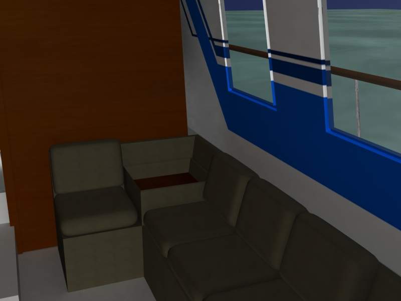 Houseboat 3D Model by Dreamscape Studios