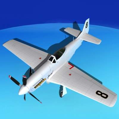 North American P-51D Mustang BARDAHL