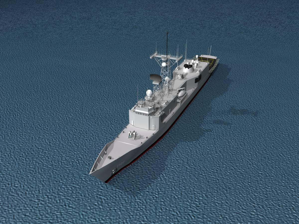 PFG1101 ROCS Cheng Kung 3D Model by Dreamscape Studios