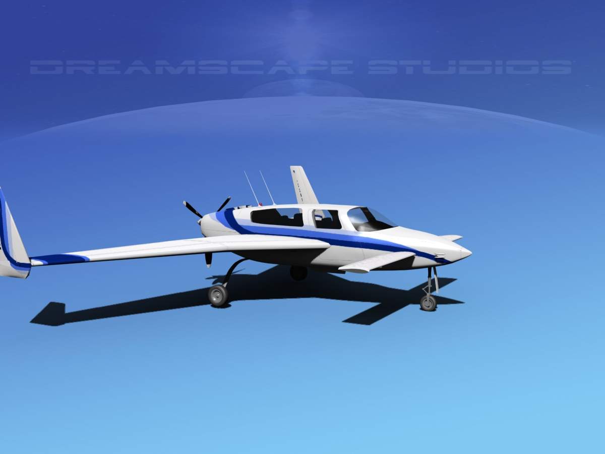 Rutan Velocity XL V08 - 3D Model by Dreamscape Studios