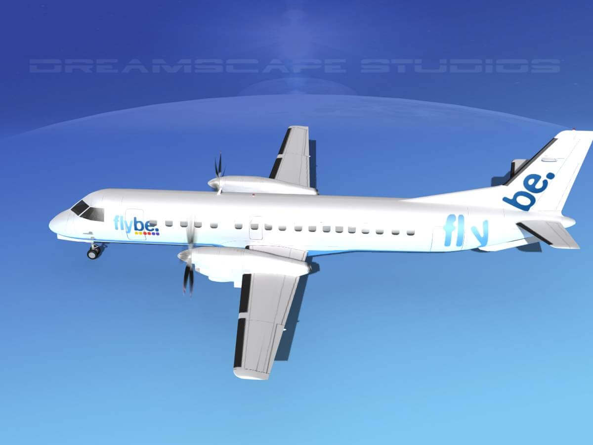 SAAB SF2000 Flybe - 3D Model by Dreamscape Studios