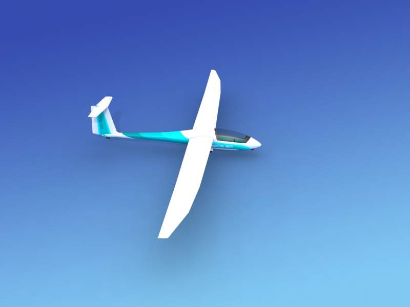 Schemp-Hirth Discus CS 15 M Sailplane V09 3D Model by Dreamscape Studios