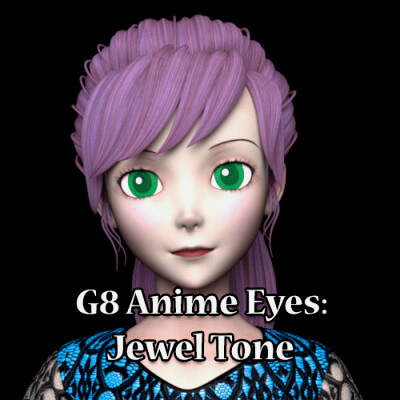 G8 Anime Eyes Jewel Tone