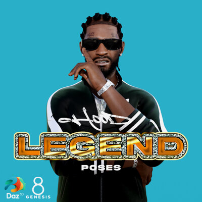 Hood Legend Poses for Genesis 8 Male