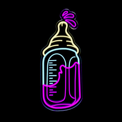 Lean Baby Bottle Neon Sign