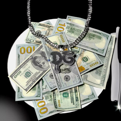 Money Plate and Cuban Link