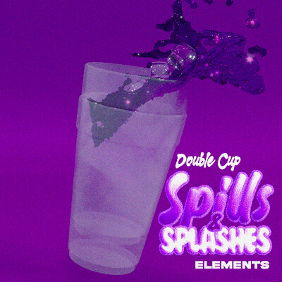 Spill and Splash Elements for Double Cup