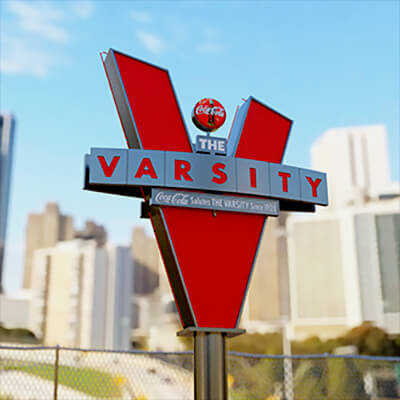 The Varsity Atlanta Sign