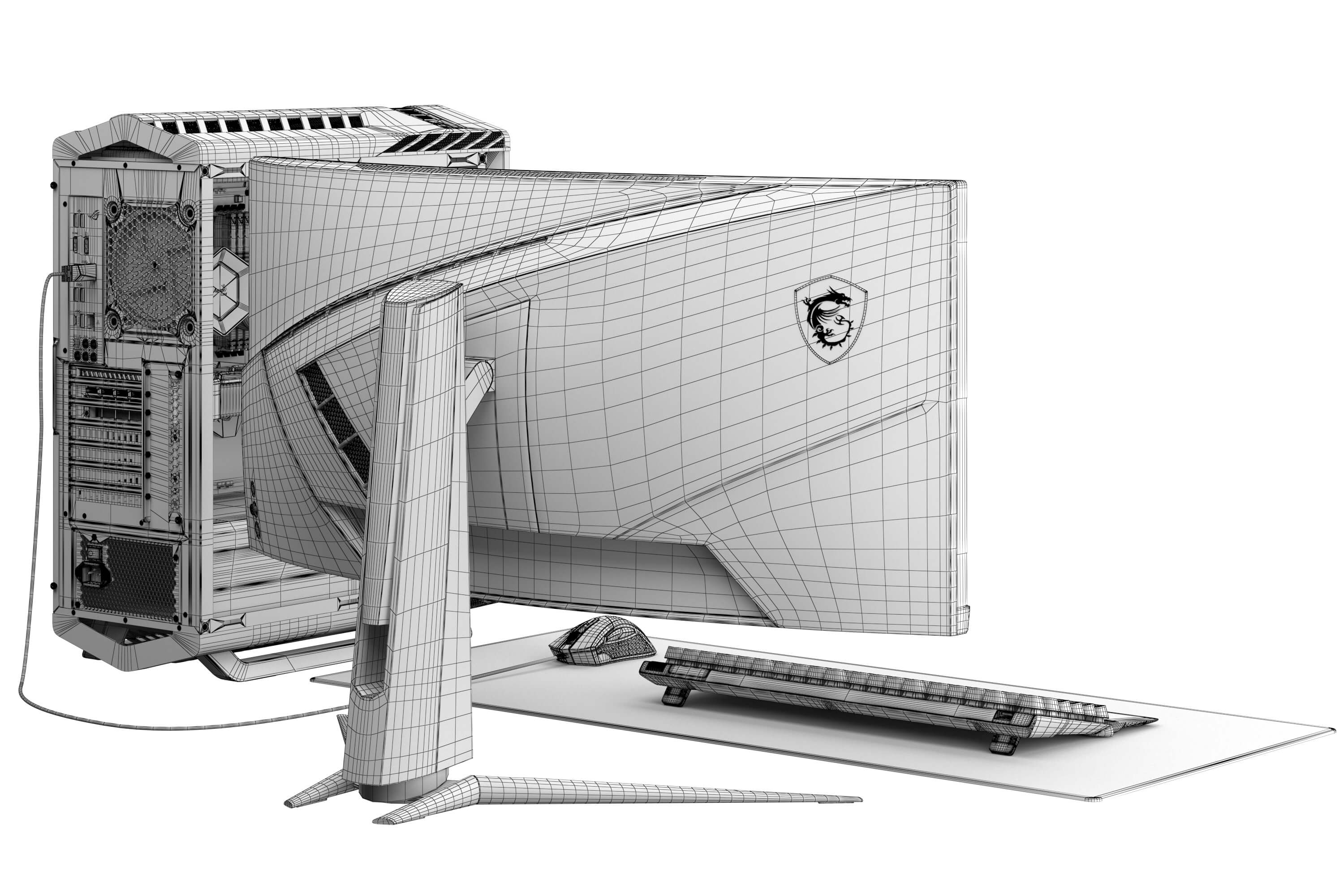 PC Gamer Set 2 - 3D Model by DRoNWiN