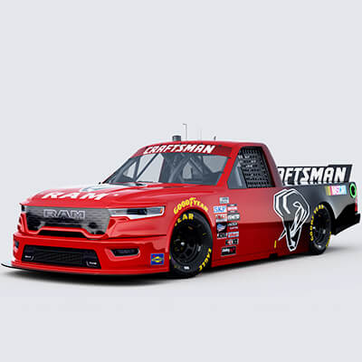 NASCAR Truck Ram 2026 Template