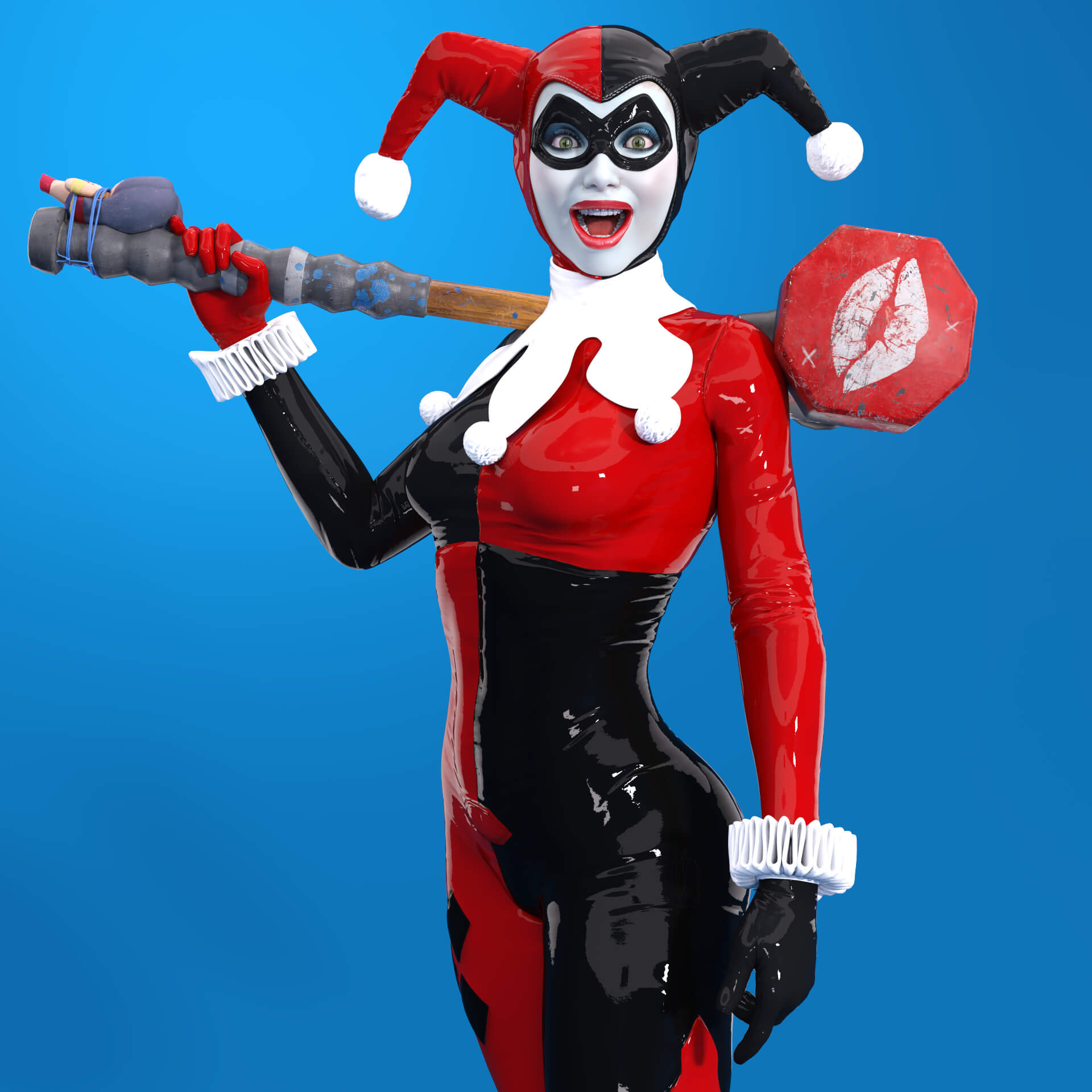 Classic Harley Quinn for Genesis 8 Female - Daz Content by Dumitas