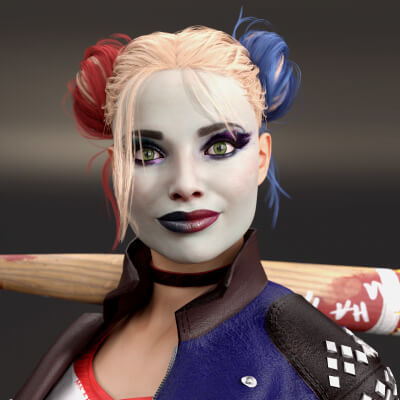 Harley Quinn for Genesis 8 Female by Dumitas