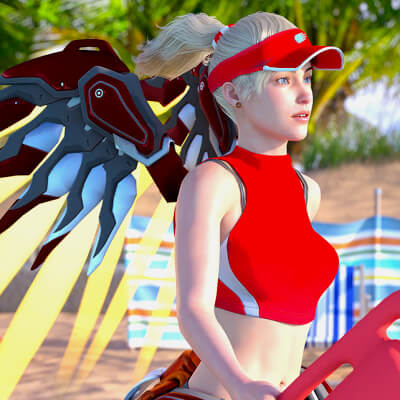 Lifeguard Mercy 2 for Genesis 8 Female
