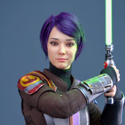 Sabine Wren for Genesis 8 Female
