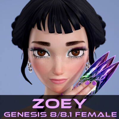 Zoey for Genesis 8 Female by Dumitas